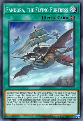 Fandora, the Flying Furtress - DASA-EN024 - Super Rare 1st Edition