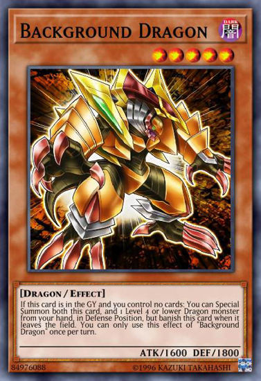 Background Dragon - FLOD-EN012 - Common 1st Edition