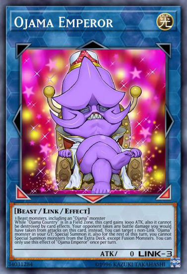 Ojama Emperor - DUOV-EN033 - Ultra Rare 1st Edition