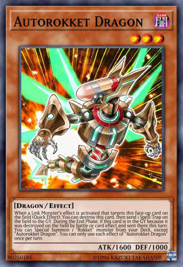 Autorokket Dragon - MP18-EN111 - Super Rare 1st Edition