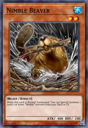 Nimble Beaver - MP18-EN129 - Common 1st Edition