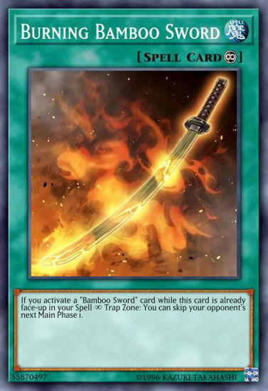 Burning Bamboo Sword - MP18-EN146 - Common 1st Edition