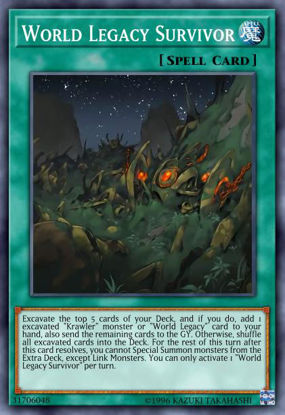 World Legacy Survivor - MP19-EN119 - Rare 1st Edition