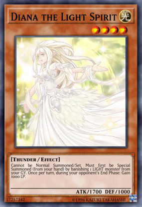 Diana the Light Spirit - MP19-EN174 - Common 1st Edition