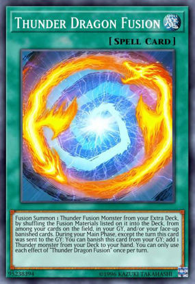 Thunder Dragon Fusion - MP19-EN199 - Super Rare 1st Edition