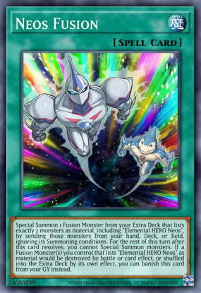 Neos Fusion - MP20-EN027 - Prismatic Secret Rare 1st Edition