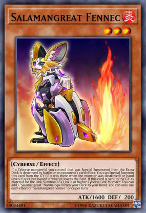 Salamangreat Fennec - MP20-EN051 - Common 1st Edition