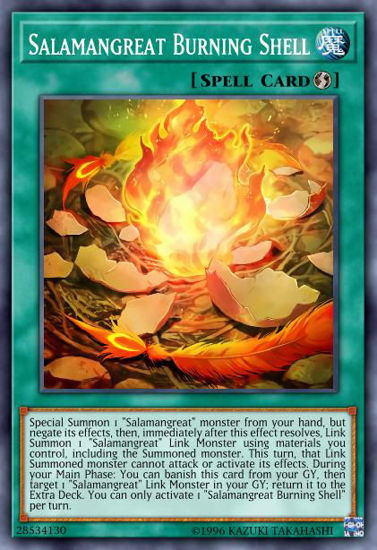 Salamangreat Burning Shell - MP20-EN179 - Common 1st Edition