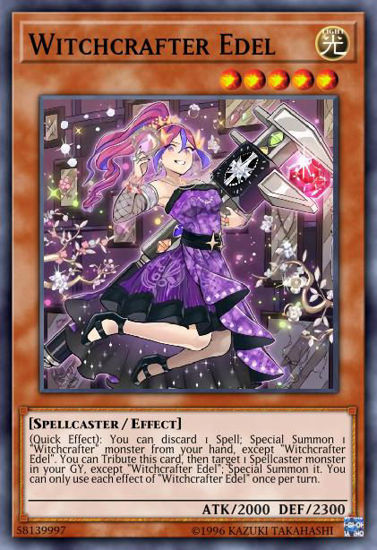 Witchcrafter Edel - MP20-EN222 - Prismatic Secret Rare 1st Edition