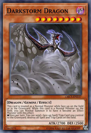 Darkstorm Dragon - SR02-EN012 - Common 1st Edition