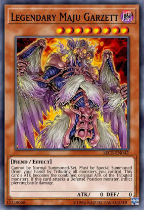 Legendary Maju Garzett - SR06-EN009 - Common 1st Edition