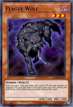 Plague Wolf - SR06-EN016 - Common 1st Edition