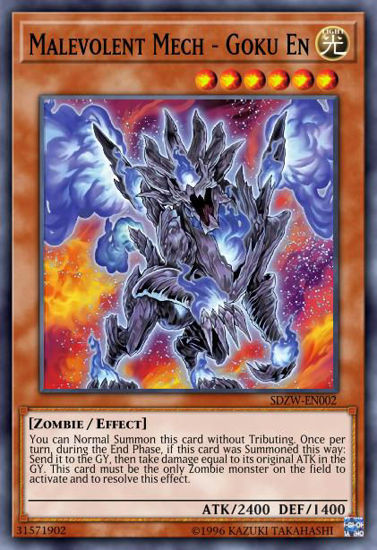 Malevolent Mech - Goku En - SR07-EN006 - Common 1st Edition