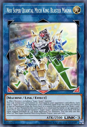 Neo Super Quantal Mech King Blaster Magna - DANE-EN046 - Super Rare 1st Edition