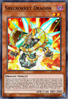 Shelrokket Dragon - EXFO-EN007 - Rare 1st Edition