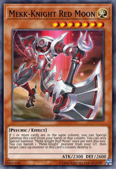 Mekk-Knight Red Moon - EXFO-EN018 - Rare 1st Edition