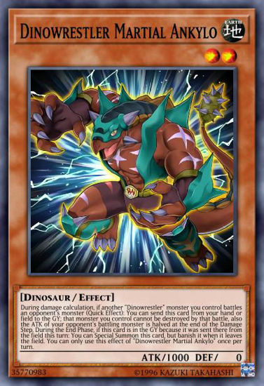 Dinowrestler Martial Ankylo - RIRA-EN006 - Common 1st Edition