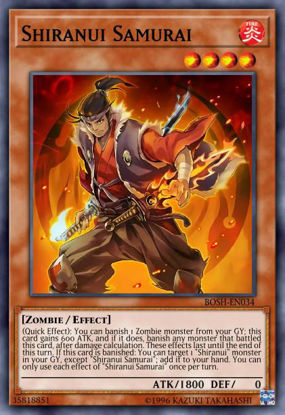 Shiranui Samurai - BOSH-EN034 - Common 1st Edition