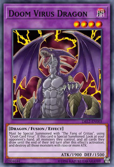 Doom Virus Dragon - LEDD-ENA37 - Common 1st Edition