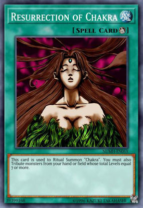 Resurrection of Chakra - NUMH-EN053 - Super Rare 1st Edition