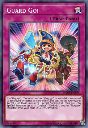 Guard Go! - WSUP-EN029 - Super Rare 1st Edition