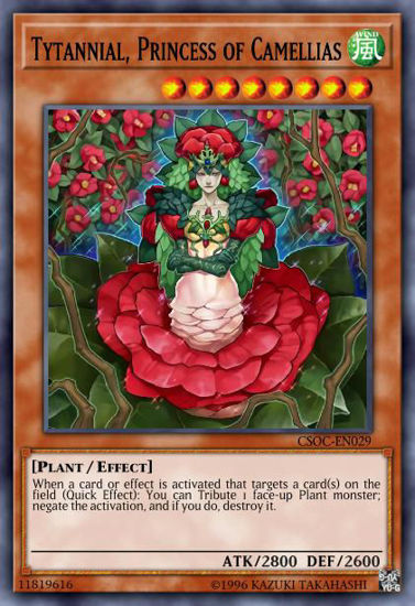 Tytannial, Princess of Camellias - SESL-EN041 - Super Rare 1st Edition