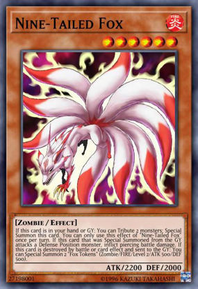 Nine-Tailed Fox - SESL-EN047 - Super Rare 1st Edition