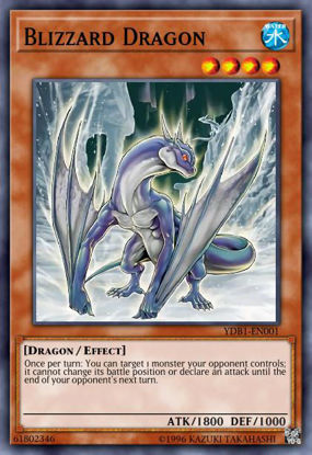 Blizzard Dragon - BP02-EN075 - Mosaic Rare 1st Edition