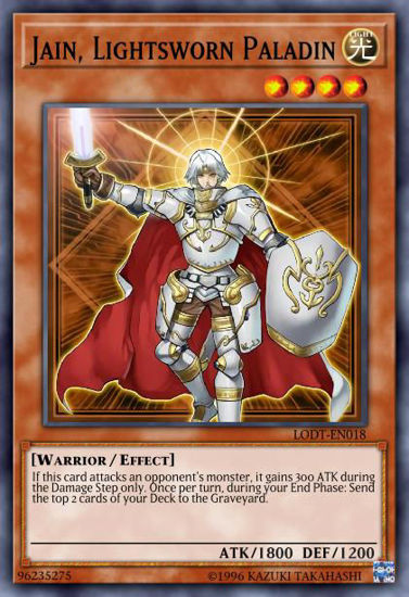 Jain, Lightsworn Paladin - BP03-EN042 - Shatterfoil Rare 1st Edition