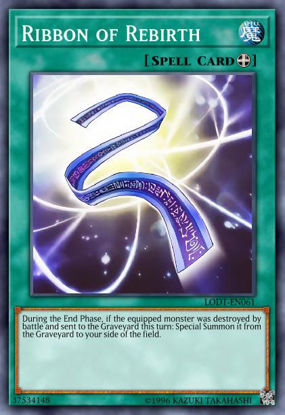 Ribbon of Rebirth - BP03-EN153 - Shatterfoil Rare 1st Edition