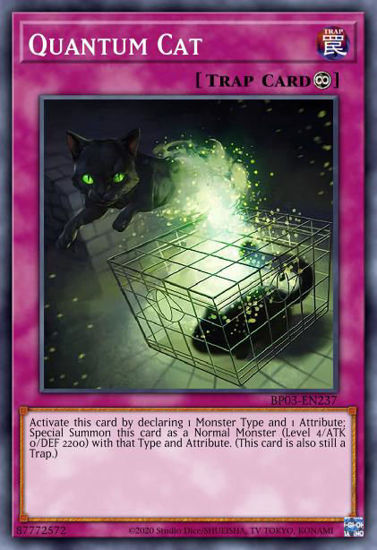 Quantum Cat - BP03-EN237 - Shatterfoil Rare 1st Edition