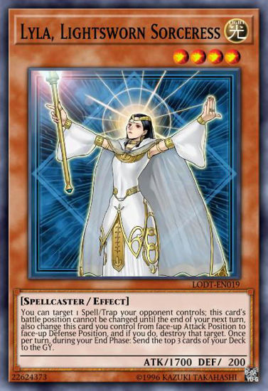 Lyla, Lightsworn Sorceress - BLLR-EN036 - Ultra Rare 1st Edition