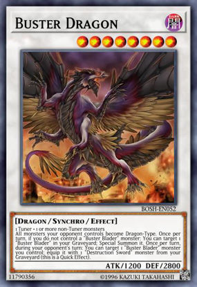 Buster Dragon - GFTP-EN097 - Ultra Rare 1st Edition