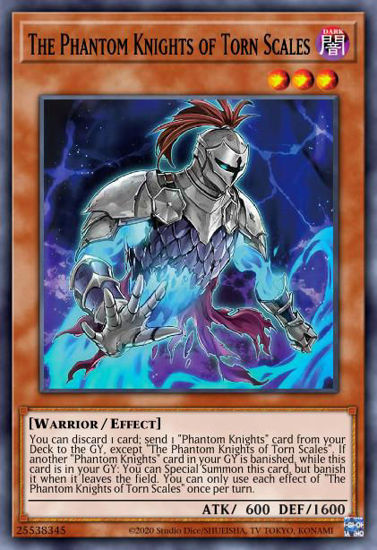 The Phantom Knights of Torn Scales - PHRA-EN003 - Starlight Rare 1st Edition