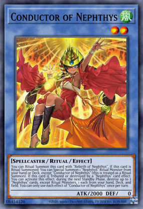 Conductor of Nephthys - PHRA-EN030 - Super Rare 1st Edition