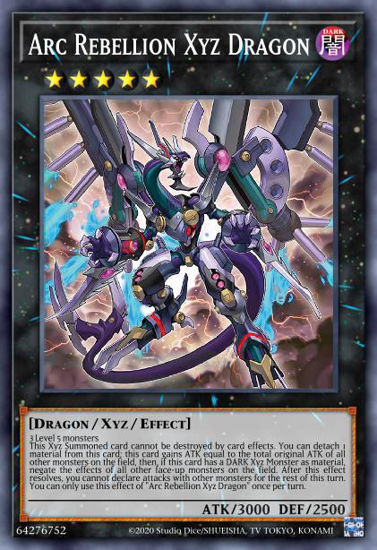 Arc Rebellion Xyz Dragon - PHRA-EN041 - Secret Rare 1st Edition