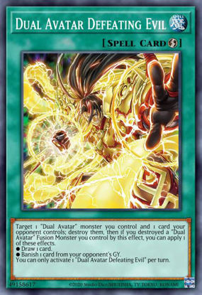 Dual Avatar Defeating Evil - PHRA-EN059 - Common 1st Edition