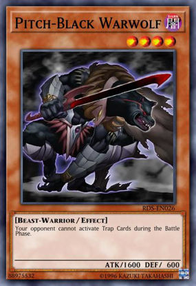 Pitch-Black Warwolf - SBCB-EN178 - Common 1st Edition