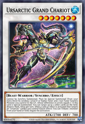 Ursarctic Grand Chariot - ANGU-EN035 - Ultra Rare 1st Edition