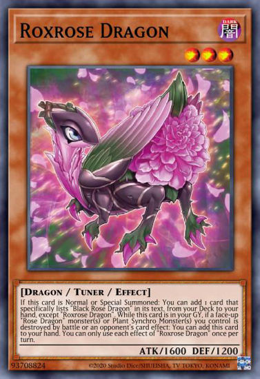 Roxrose Dragon - LIOV-EN009 - Super Rare 1st Edition