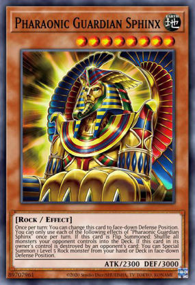 Pharaonic Guardian Sphinx - LIOV-EN024 - Common 1st Edition