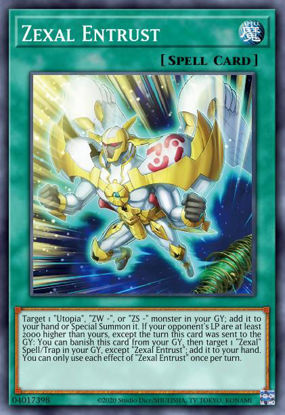 Zexal Entrust - LIOV-EN052 - Common 1st Edition