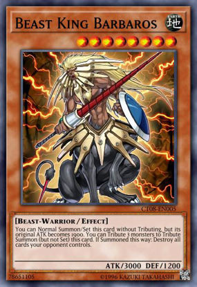 Beast King Barbaros - EGS1-EN008 - Common 1st Edition