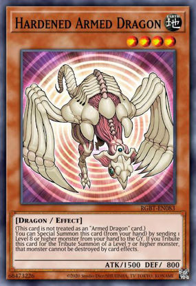 Hardened Armed Dragon - EGO1-EN010 - Common 1st Edition