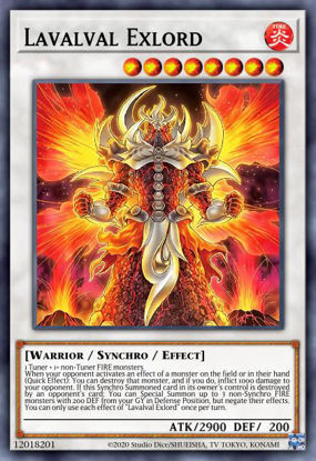 Lavalval Exlord - LIOV-EN037 - Super Rare 1st Edition