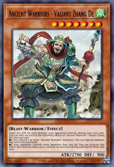 Ancient Warriors - Valiant Zhang De - IGAS-EN013 - Rare Unlimited