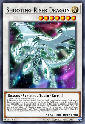 Shooting Riser Dragon - DANE-ENSE3 - Super Rare Limited Edition