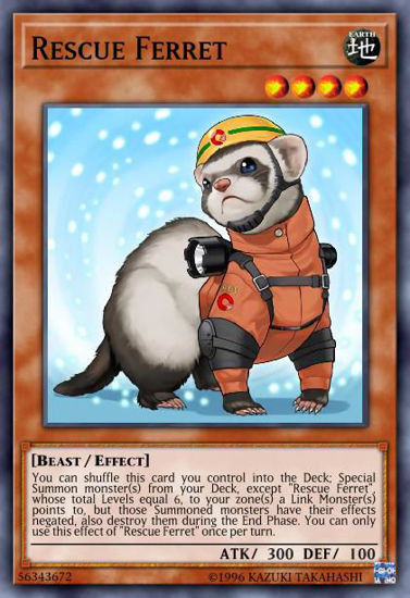 Rescue Ferret - LEHD-ENC08 - Common 1st Edition