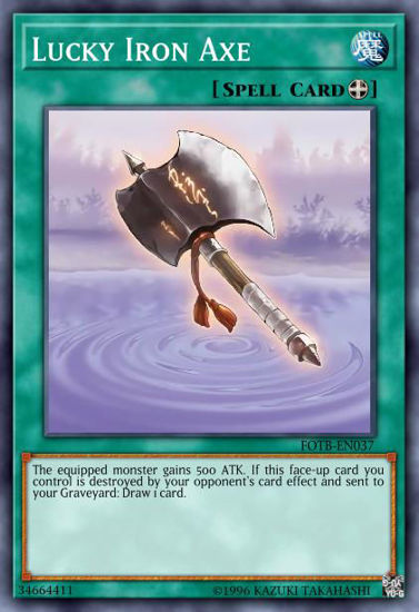 Lucky Iron Axe - YS14-EN027 - Common 1st Edition