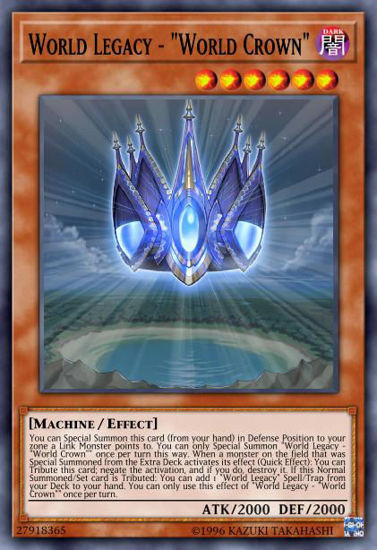 World Legacy - "World Crown" - MP19-EN082 - Super Rare Unlimited